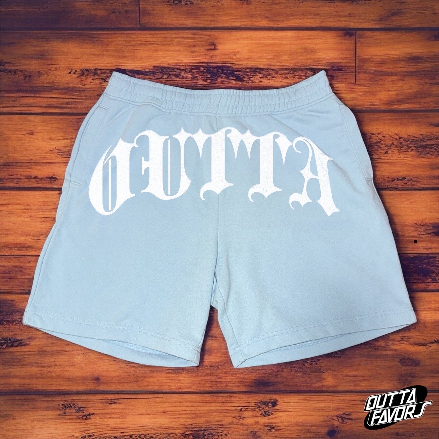 Outta Favors Baby Blue Shorts