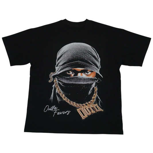 Gold "Outta" Chain Tee