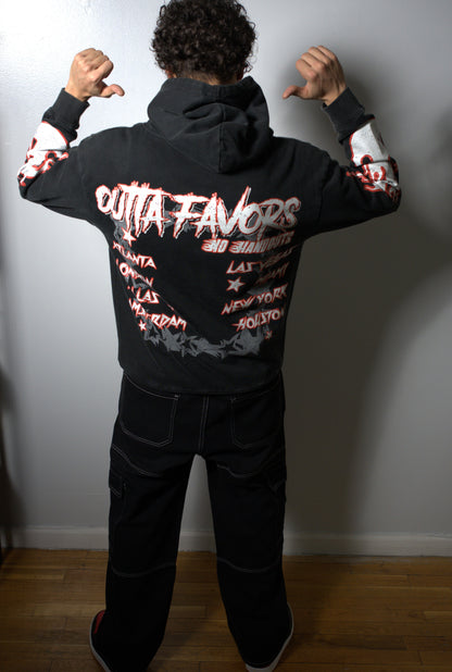 Fire Red OG Vintage Washed Pullover Hoodie
