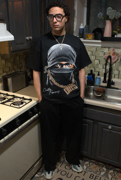 Gold "Outta" Chain Tee