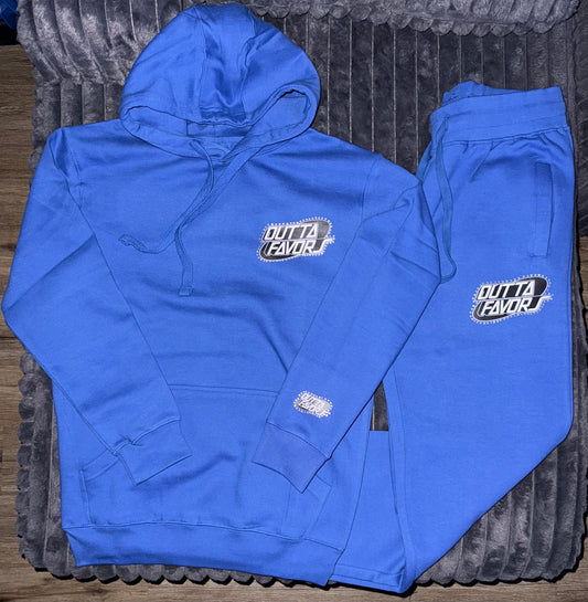 Outta Favors Sapphire Blue Sweatsuit (Set)