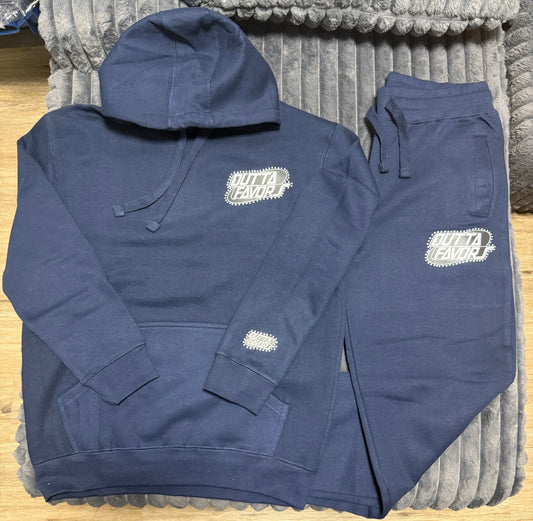Outta Favors Navy Blue Sweatsuit (Set)