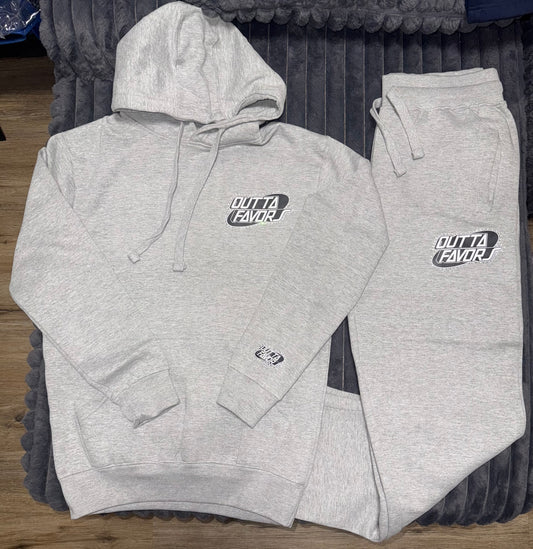 Outta Favors Pewter Grey Sweatsuit (Set)